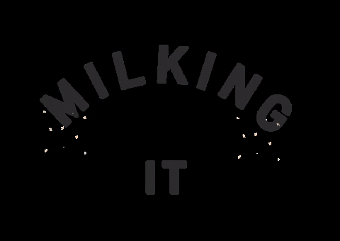 ClaudeandCo giphygifmaker giphyattribution milk milking it GIF