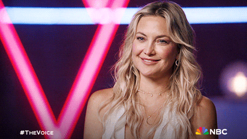 Kate Hudson Smile GIF by The Voice