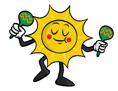 Illustration Sun Sticker by Izhizam