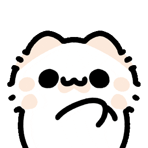 Cat No Sticker by MYAOWL