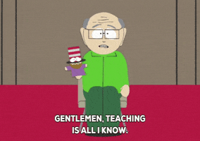talking mr. garrison GIF by South Park 