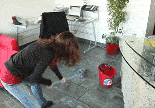 cleaning working GIF by NewQuest