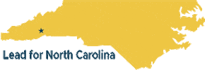 LeadforNC north carolina nc lfa enc Sticker