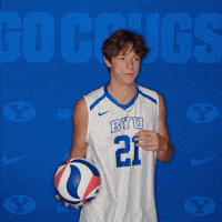 Ncaa Volleyball Go Cougs GIF by BYU Cougars