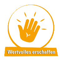 Wertvolles Erschaffen Sticker by Macher gesucht!