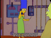 Speaking Season 4 GIF by The Simpsons
