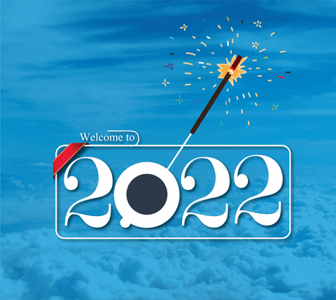 Happy New Year Art GIF by DOWNSIGN