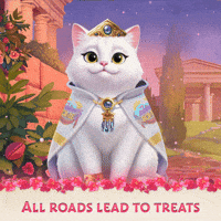 White Cat Smile GIF by G5 games