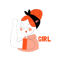 RockRibs girl women woman power Sticker
