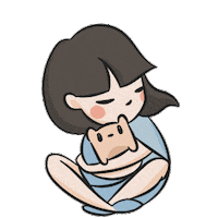 Cat Love Sticker by Mimochai