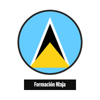 Santa Lucia Flag Sticker by Formación Ninja