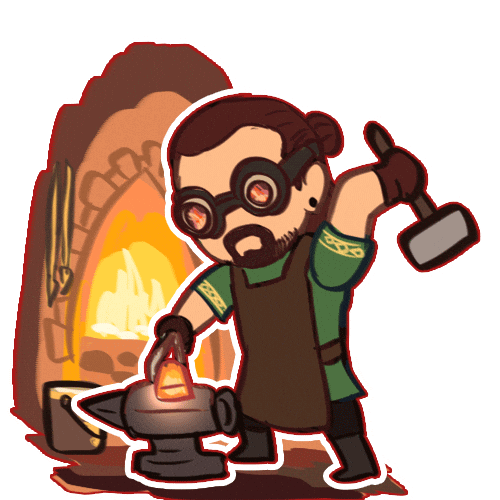 Dwarf Forge Sticker