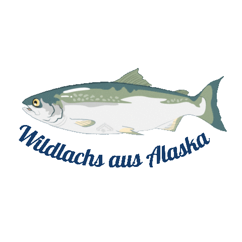 Ocean Fish Sticker by Alaska Seafood