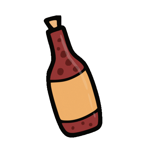 Christmas Wine Sticker