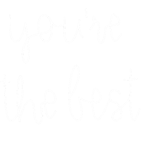 Youre The Best English Sticker