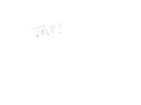Click Here Tap Tap Tap Sticker