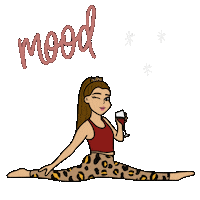 Mood Stretching Sticker by FLEXERSIZE