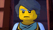 Staring Lego Ninjago GIF