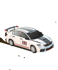 fiattr race speed rally fiat Sticker