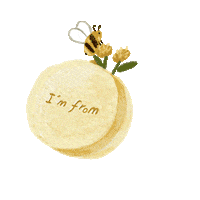 imfrom bee honey 나무 립밤 Sticker