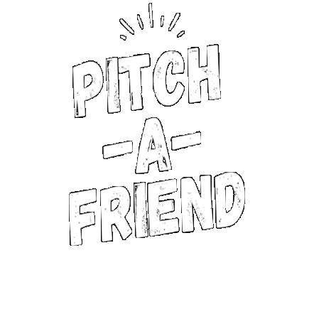 pitchafriend giphygifmaker pitchafriend pafstickers pitch-a-friend Sticker