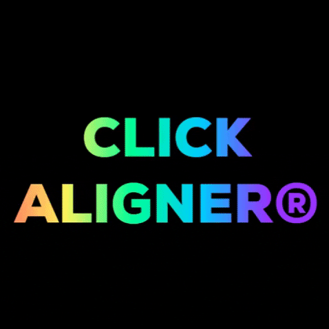 Clickaligner giphygifmaker invisalign clickaligner click aligner GIF