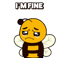 Sad Plan B Sticker by Plan Bee Studios