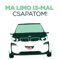Auto Limo Sticker by MOL Magyarország