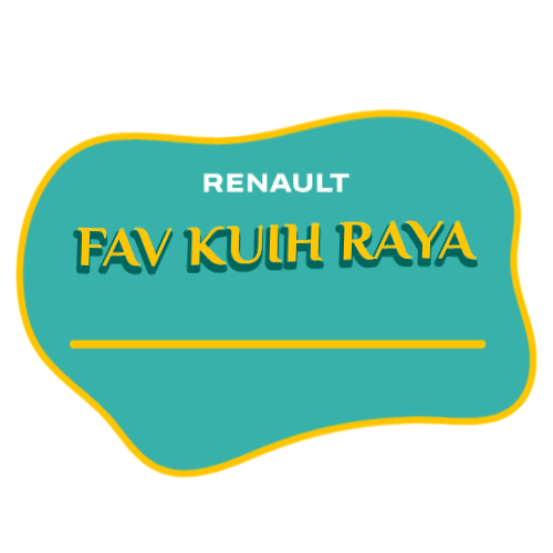 Raya Ketupat Sticker by Renault Malaysia
