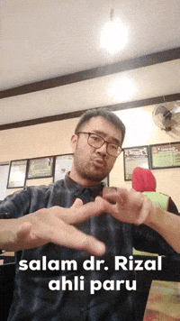 Salam Dr Rizal Ahli Paru GIF