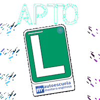 Montero_Espinosa l coche autoescuela aprobado Sticker