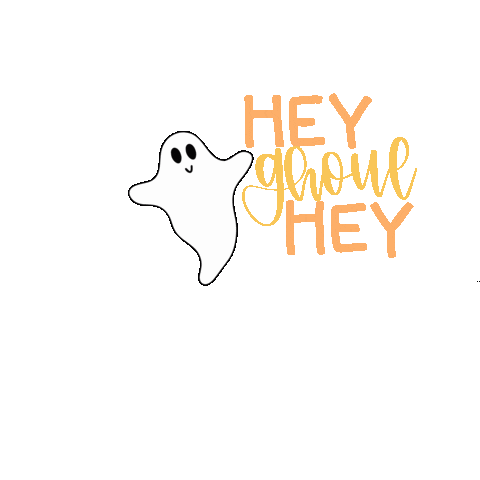 Halloween Orange Sticker