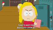 angry bebe stevens GIF by South Park 