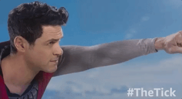 flying brendan hines GIF by The Tick