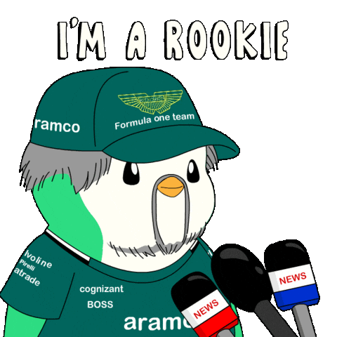 Racing Penguin Sticker by Abster