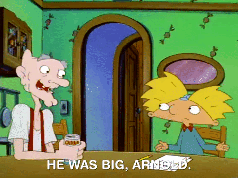 hey arnold nicksplat GIF