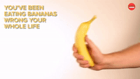 Eating bananas wrong