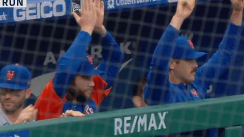 Home Run Win GIF by New York Mets