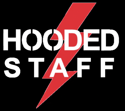 hoodedstaff giphygifmaker hoodie staff hooded GIF