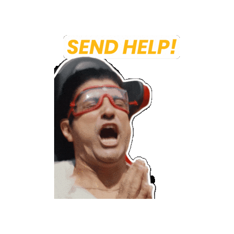 Scared Abu Dhabi Sticker by Yas Island Abu Dhabi