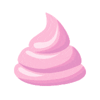 Cream Piping Sticker by WUNDERFOLKS