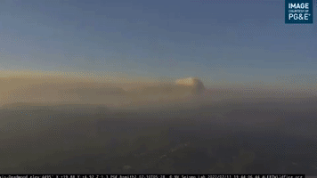 Timelapse Footage Shows Smoke Billowing From Wildfire in Yosemite