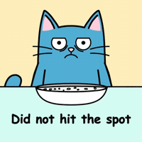 Blue Cat Nopecat GIF