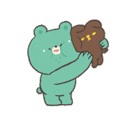 Littleyellow Hug Sticker