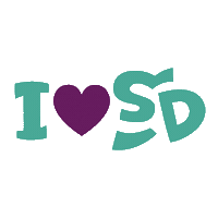 I Love San Diego Sticker by So Diego