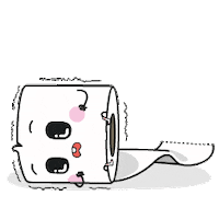 Toilet Paper Love Sticker by Paper Poo