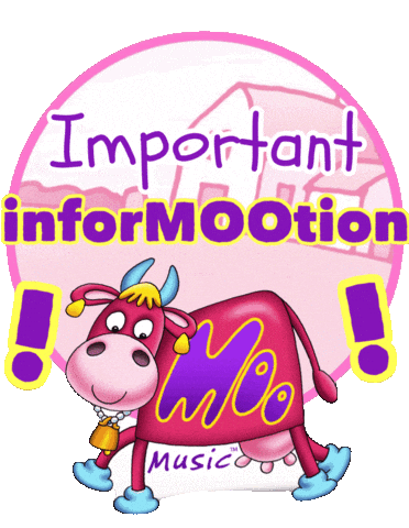 Moosical Important Info Sticker by MooMusicGlasgow