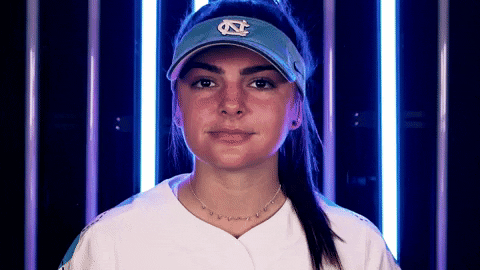 Carolina Unc Softball GIF by UNC Tar Heels