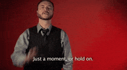 sign language just a moment GIF by Sign with Robert