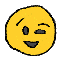 emoji wink Sticker by Adam J. Kurtz